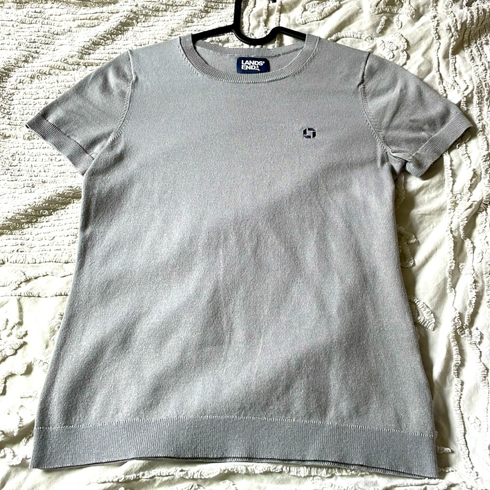 CHASE BANK LANDS END sweater tshirt